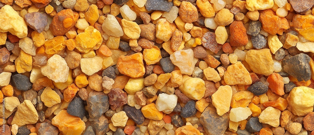 Pile of rocks with a variety of colors and sizes. Concept of chaos and disorder, as the rocks are scattered and disorganized Pile of rocks with a variety of colors and sizes. Concept of chaos and disorder, as the rocks are scattered and disorganized