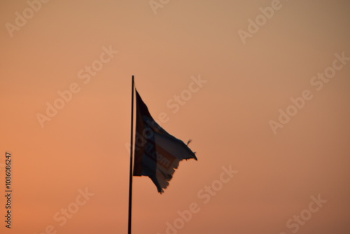 red and yellow flag