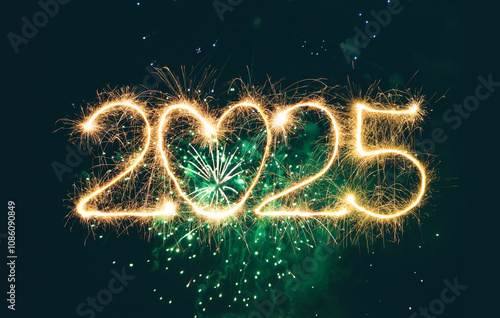 Happy New Year 2025 Creative Poster