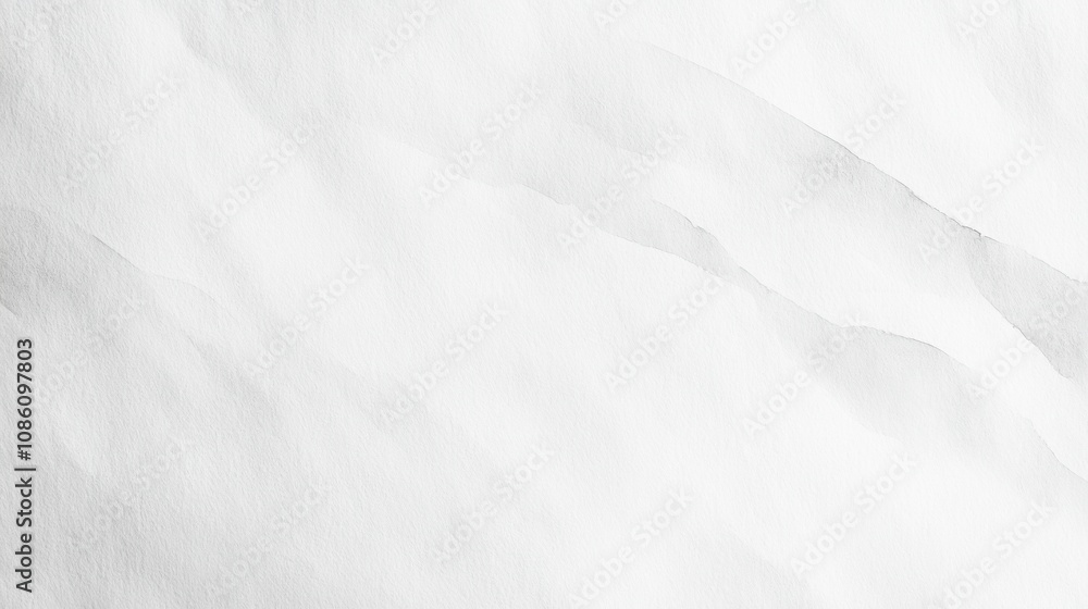 Obraz premium A serene and textured blank white watercolor paper ideal for artistic projects.