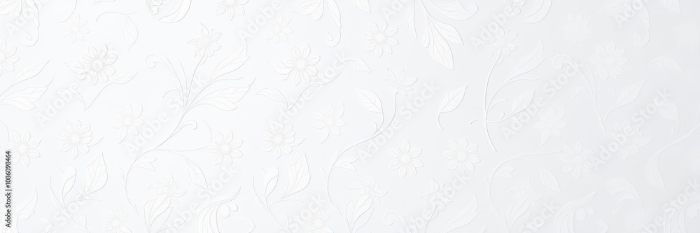 custom made wallpaper toronto digitalAbstract plaster background with delicate floral pattern in white and light blue shades, white, pattern