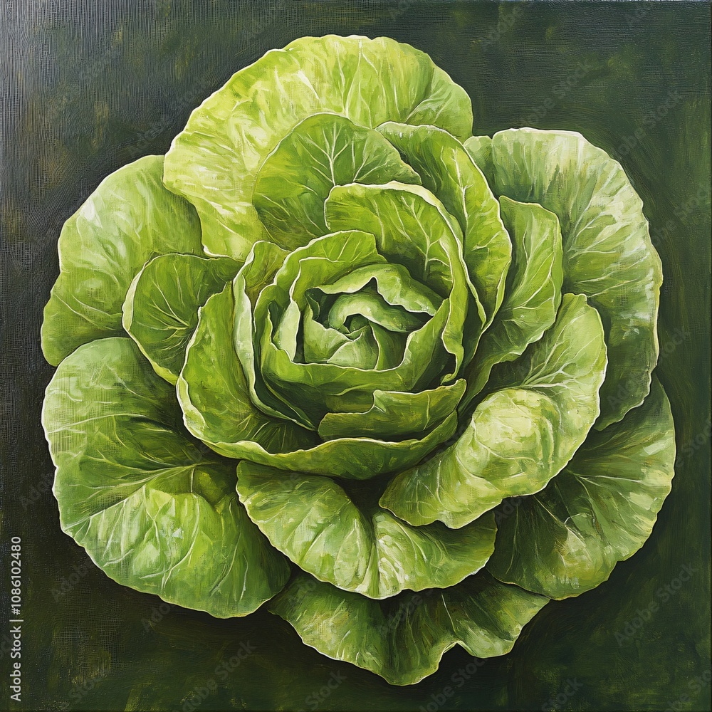 Obraz premium cabbage in the garden