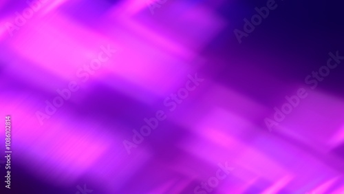 Blur color flare. Neon glow background. Bokeh radiance reflection. Defocused fluorescent blue pink light gleam on dark abstract overlay. photo