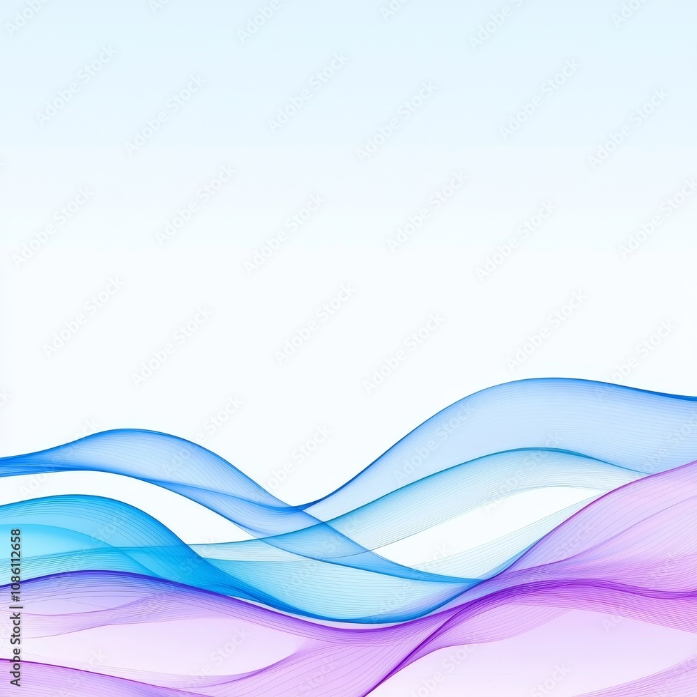 An abstract background with purple lines and waves An abstract background with purple lines and waves