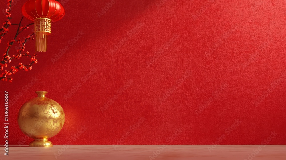 Vibrant Chinese New Year Celebration 3D Render with Layered Textures in Warm Colors, Ultra-Detailed Digital Artwork Vibrant Chinese New Year Celebration 3D Render with Layered Textures in Warm Colors, Ultra-Detailed Digital Artwork