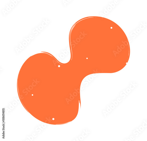 Doodle liquid drop fluid blob