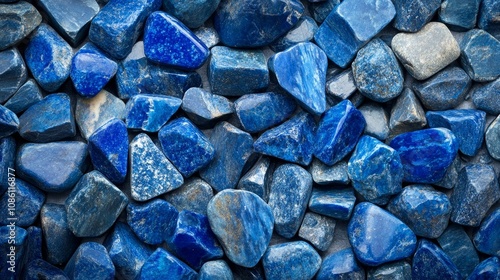 Deep blue lapis lazuli stone surface with natural gold flecks.

 photo