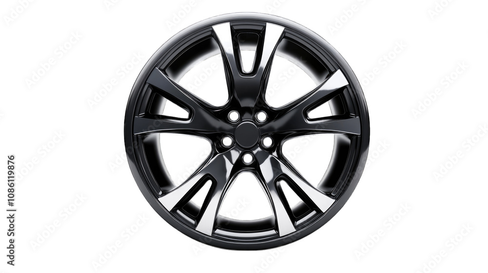 Obraz premium Dynamic Car Tire Showcase Workshop Product Display Industrial Setting Close-Up Innovation