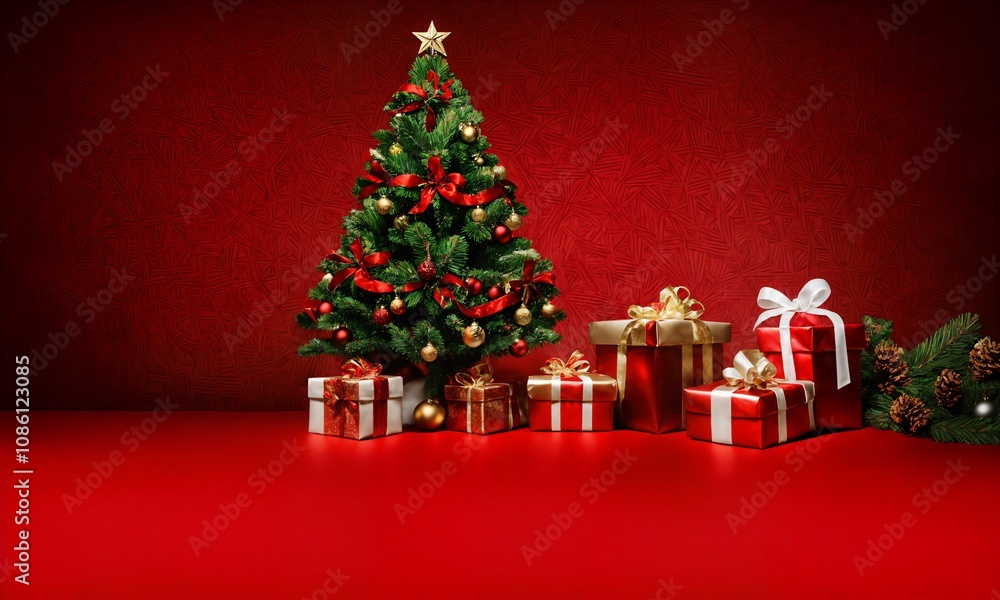 Beautiful Merry Christmas and Happy New Year Banner with Golden Glitter, Shimmering Snowfall, and Cozy Lights for Festive Holiday Celebration Cards Beautiful Merry Christmas and Happy New Year Banner with Golden Glitter, Shimmering Snowfall, and Cozy Lights for Festive Holiday Celebration Cards