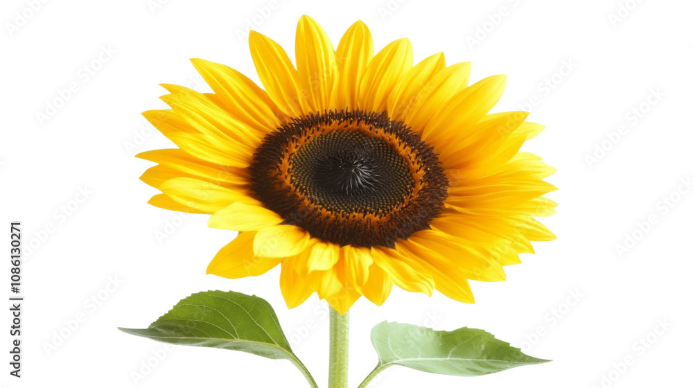 Obraz premium Sunflower transparent background