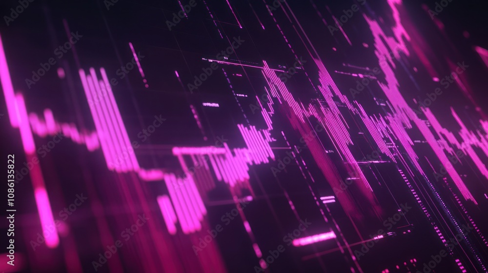Abstract Pink Digital Data Visualizations Abstract Pink Digital Data Visualizations