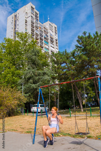 Apartment block in Belgrade, Serbia