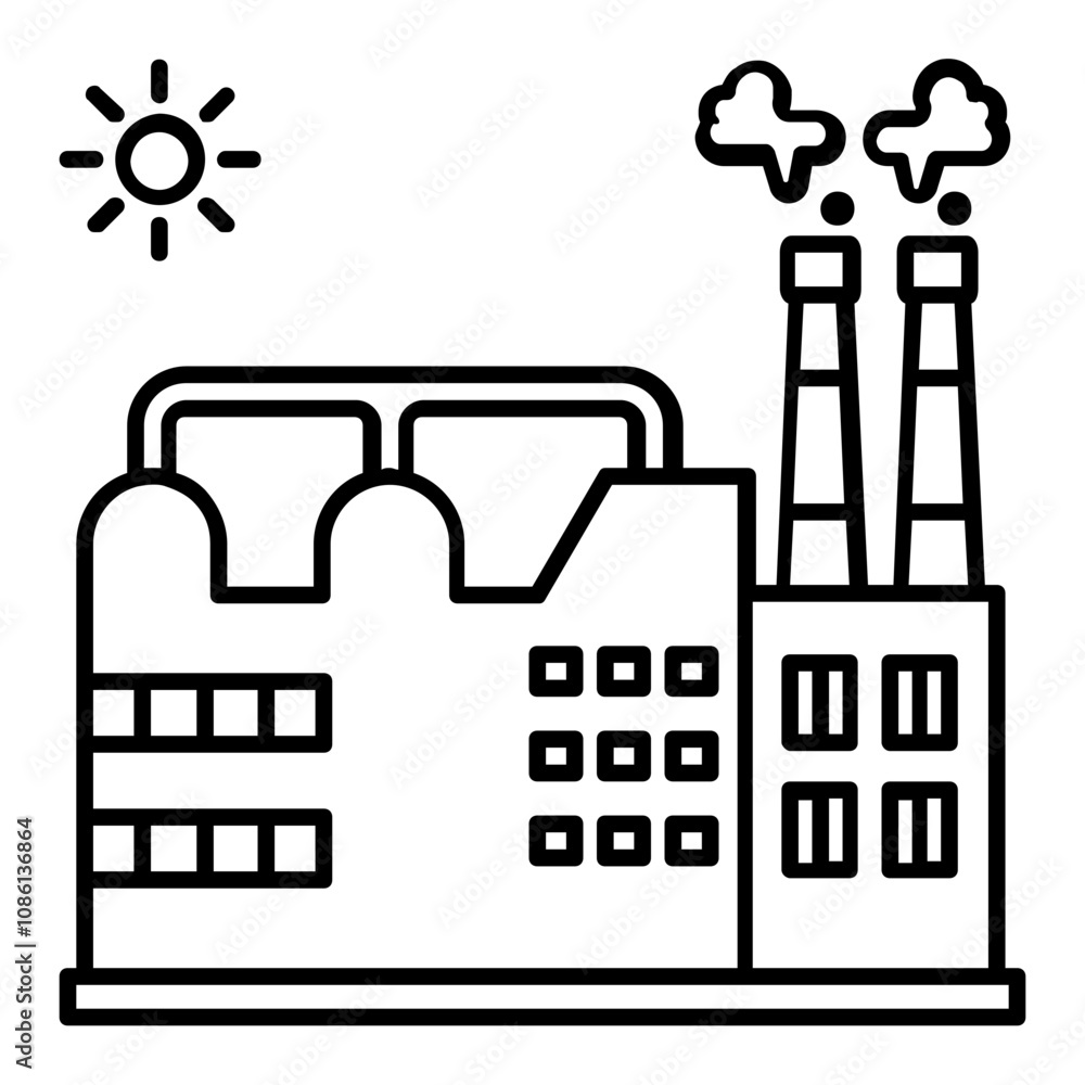 factory building icon factory building icon