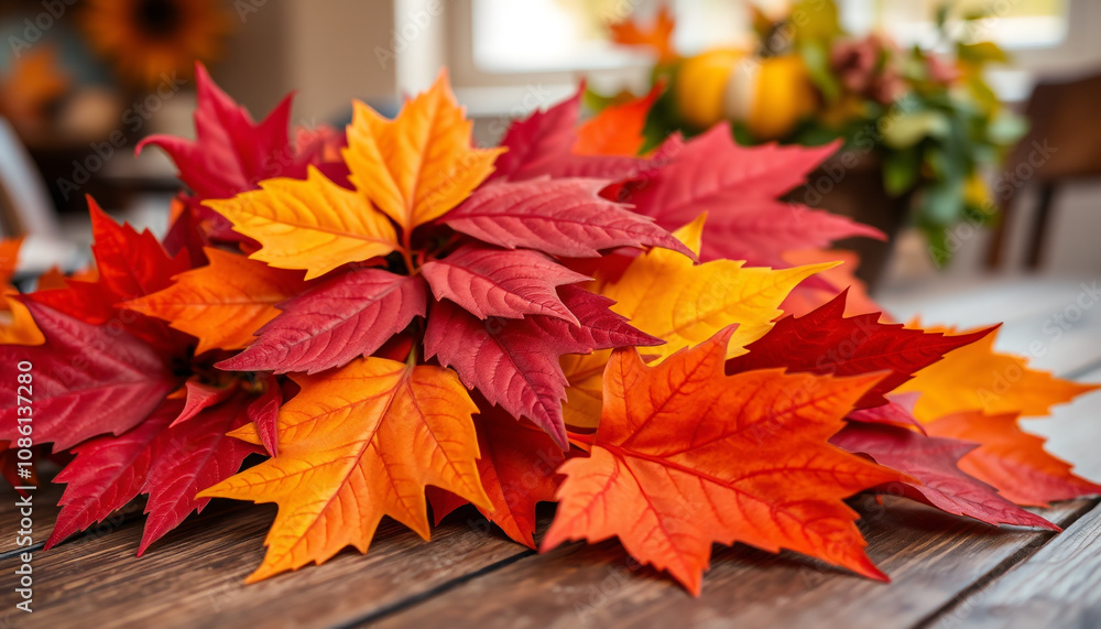 Autumn foliage in full bloom, showcasing a vibrant display of red, orange, yellow, and brown leaves on a maple tree against a crisp white background Autumn foliage in full bloom, showcasing a vibrant display of red, orange, yellow, and brown leaves on a maple tree against a crisp white background
