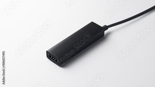 Black USB-C to USB-A Adapter Cable