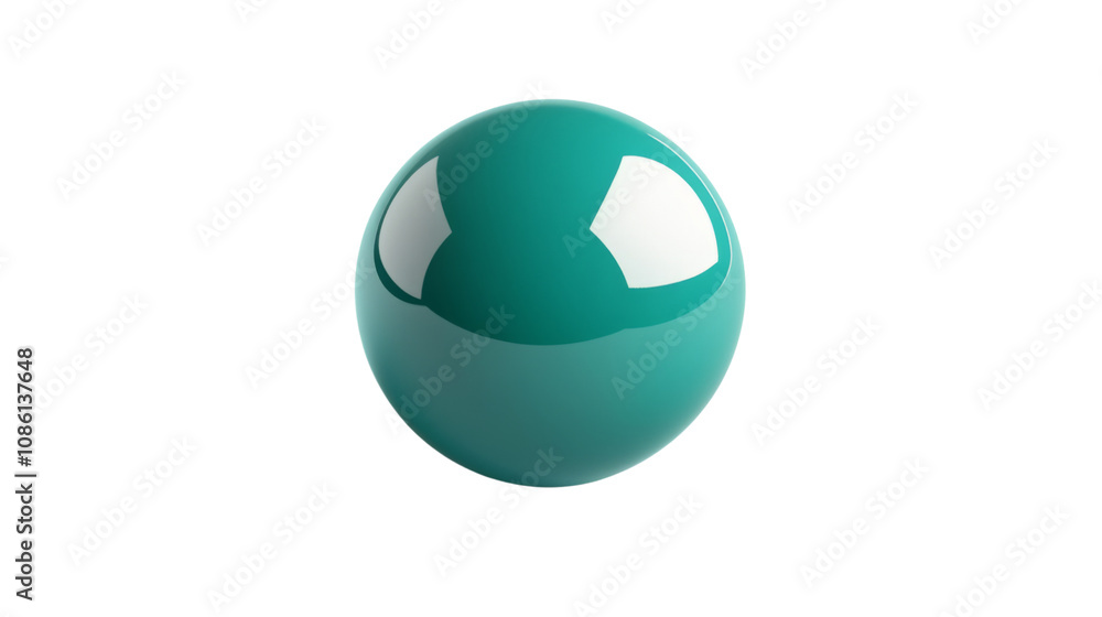 Green billiard ball transparent background Green billiard ball transparent background