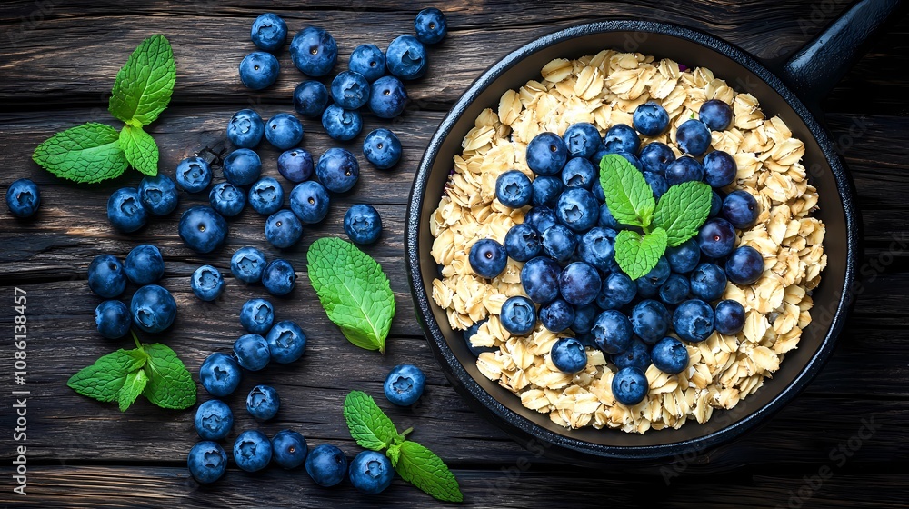Creamy porridge spread smoothly with a dash of spices for a warm and rustic textured image Creamy porridge spread smoothly with a dash of spices for a warm and rustic textured image