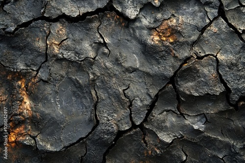 Cracked Earth: A Close Up of Dried Clay