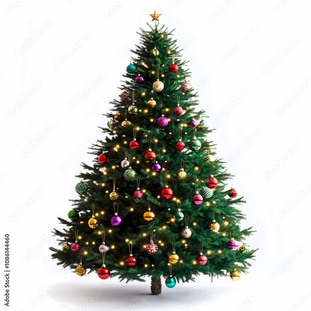 Christmas tree realistic Christmas tree realistic