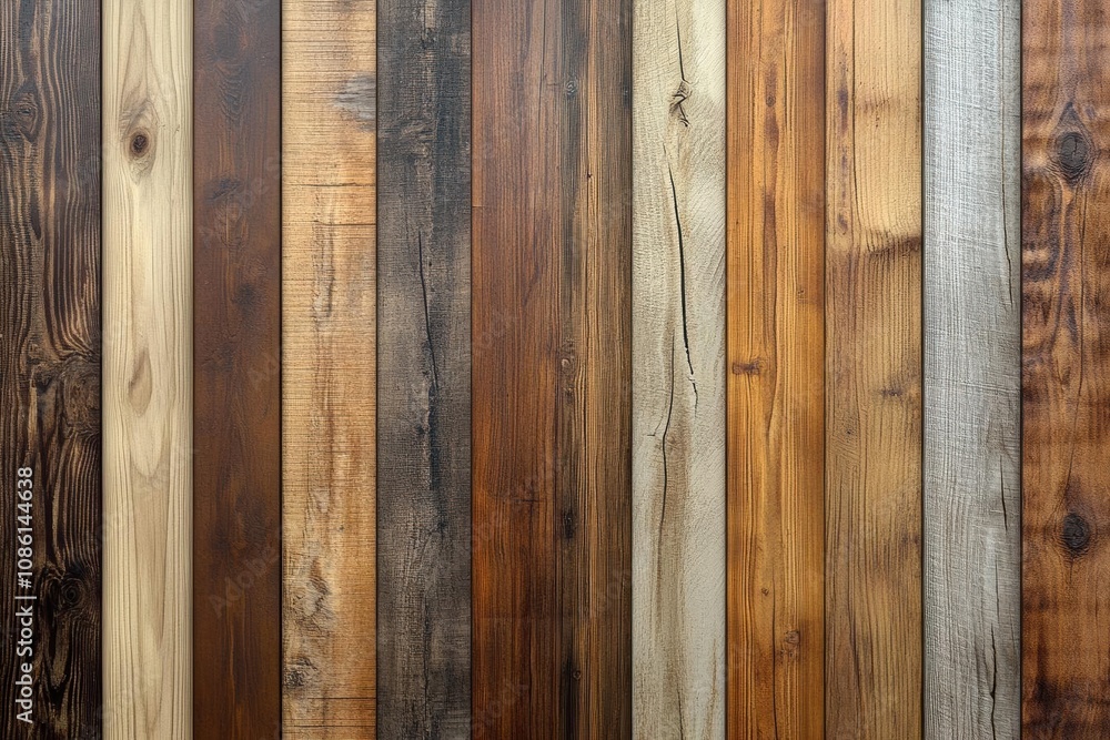 Various Wood Grain Textures - Rustic Wooden Planks Background Various Wood Grain Textures - Rustic Wooden Planks Background
