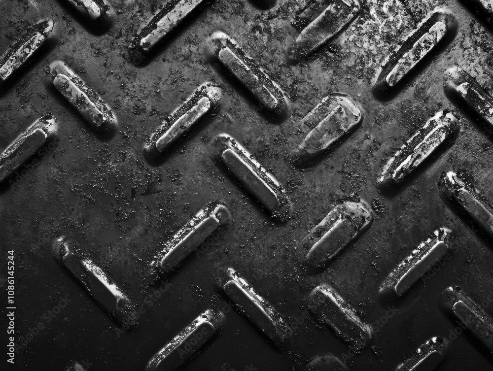 Rough Black Metal Texture: A Gritty Background for Industrial Designs Rough Black Metal Texture: A Gritty Background for Industrial Designs