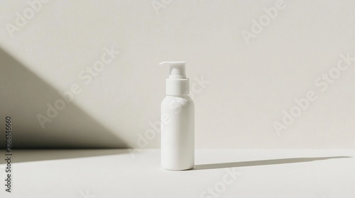 White Pump Bottle Product Mockup