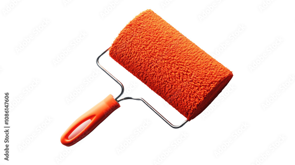 Obraz premium Paint roller for walls transparent background