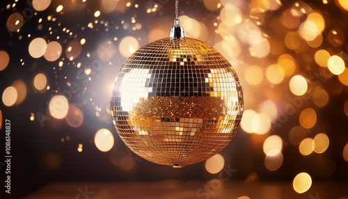 stylish disco ball for new year s eve celebration