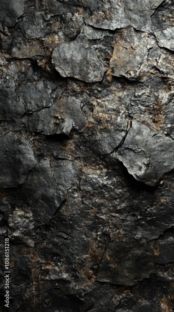Dark and Rugged Stone Texture: A Close-Up of Natural Beauty Dark and Rugged Stone Texture: A Close-Up of Natural Beauty
