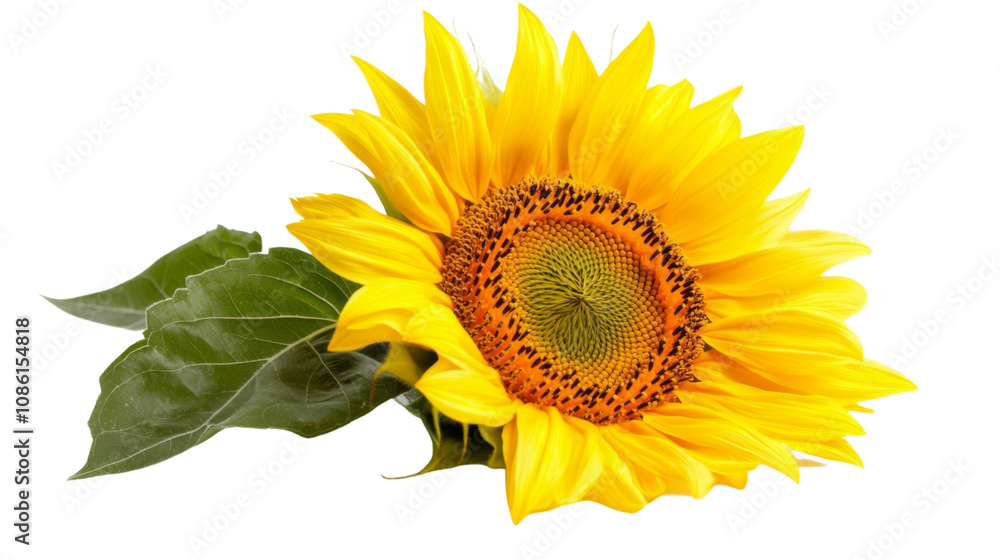 Obraz premium Sunflower transparent background