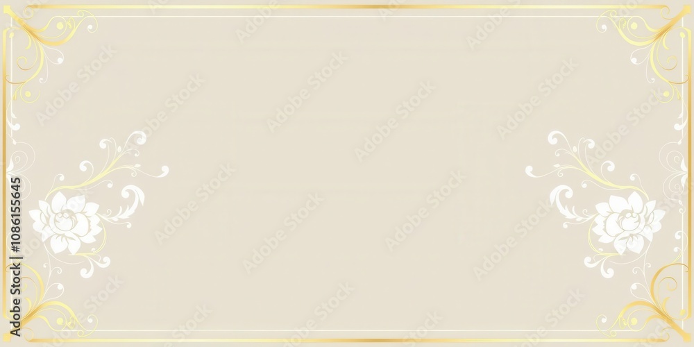 Elegant floral border design with delicate swirls and intricate details, swirls, intricate Elegant floral border design with delicate swirls and intricate details, swirls, intricate