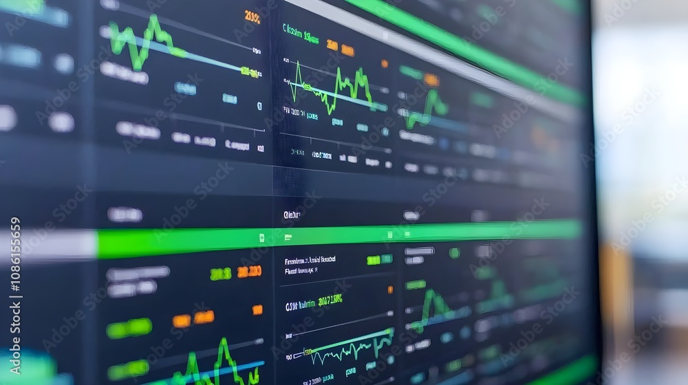 Stock Market Data Screen Stock Market Data Screen