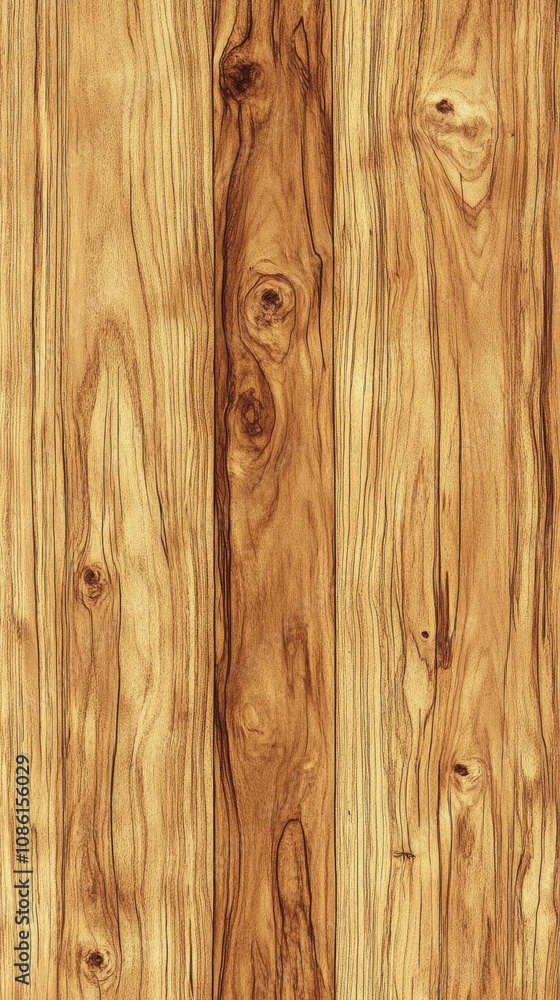 Naklejka premium Natural Wooden Texture: Seamless Pattern for Backgrounds