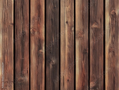 Rustic Wooden Texture: Weathered Brown Planks for Design and Crafts