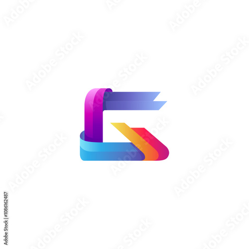 Free Download Modern G letter logo with gradient colors - GFXLoad
