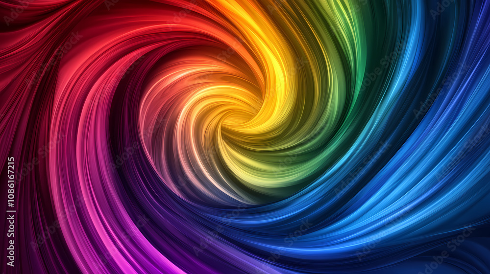 Dark holographic rainbow holo swirl background. Abstract Liquid Art. Illustration Dark holographic rainbow holo swirl background. Abstract Liquid Art. Illustration