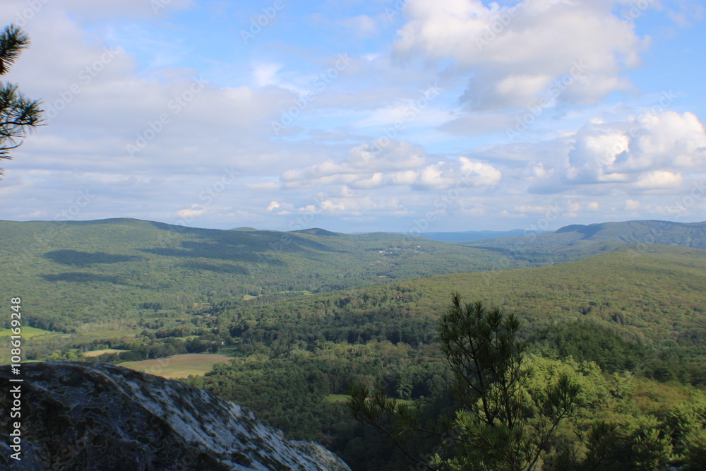Fototapeta premium landscape with clouds