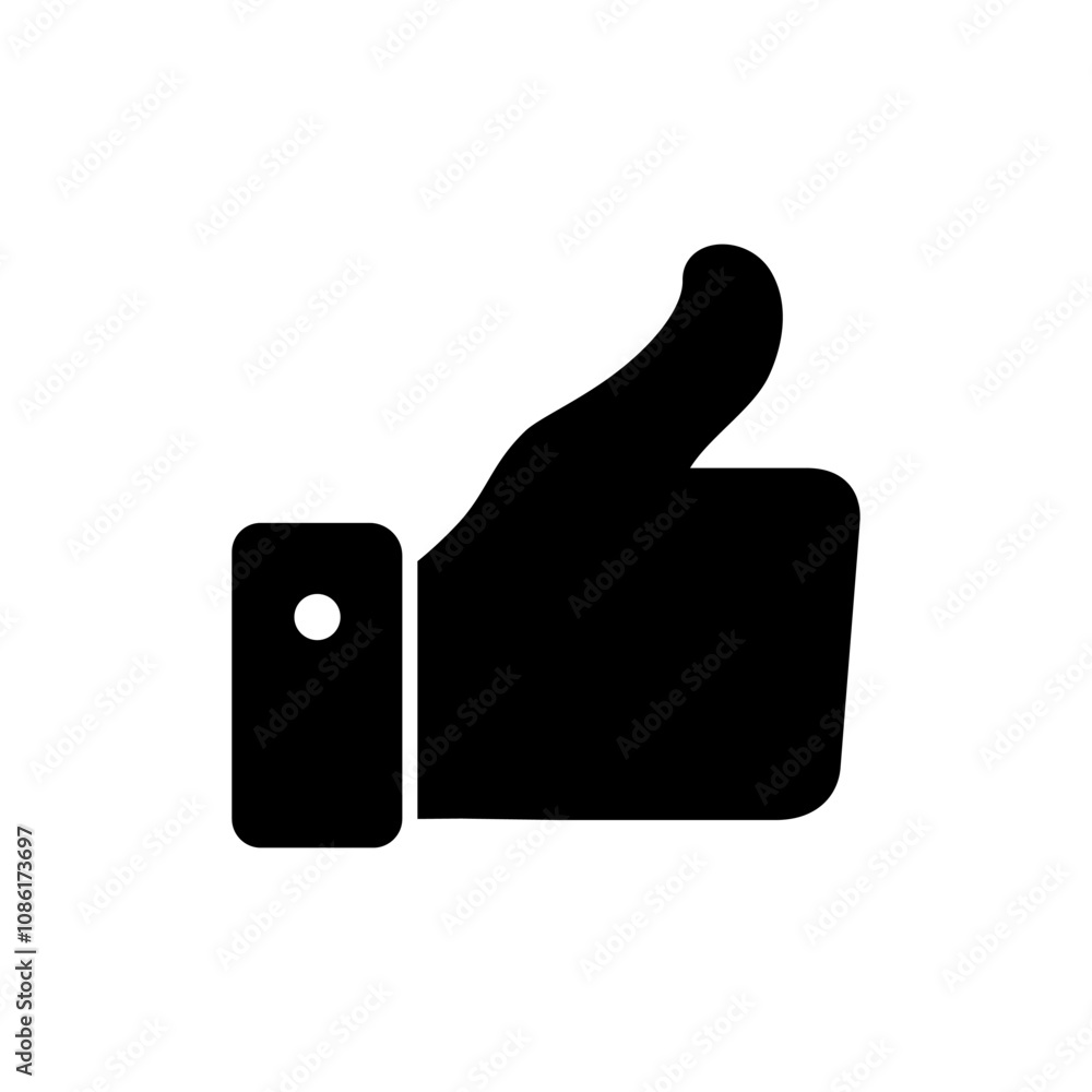 Like icon vector. Thumbs up sign and symbol. Hand like Like icon vector. Thumbs up sign and symbol. Hand like