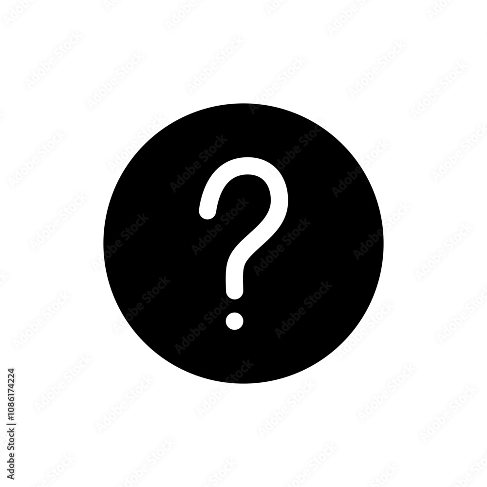 Question icon vector. question mark sign and symbol Question icon vector. question mark sign and symbol