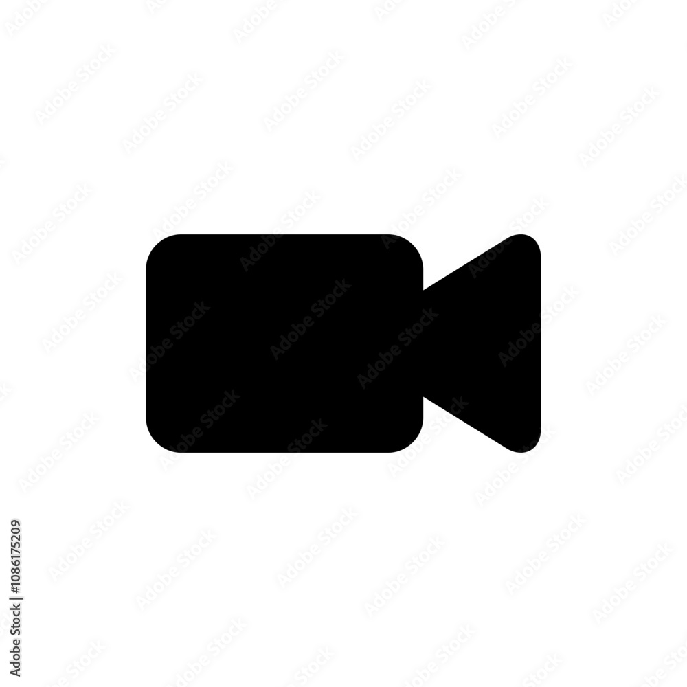 Video icon vector. video camera sign and symbol. movie sign. cinema Video icon vector. video camera sign and symbol. movie sign. cinema