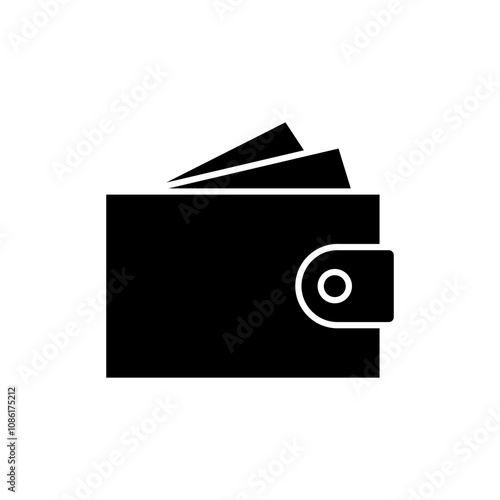 Wallet icon vector. wallet sign and symbol