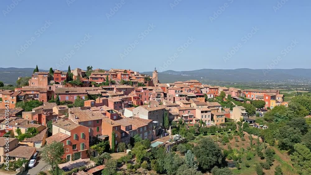 Roussillon - Village in Provence, France Roussillon - Village in Provence, France