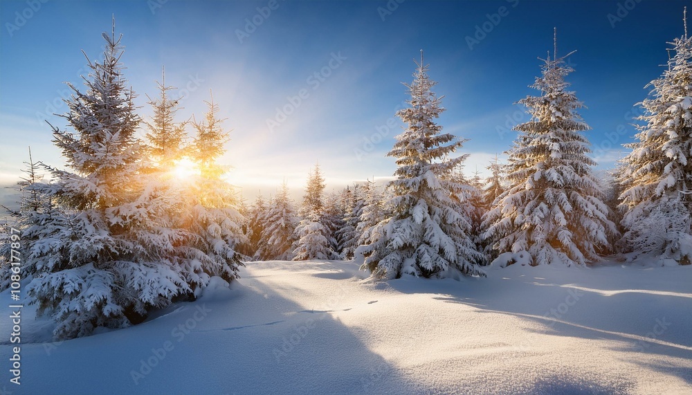 radiant sunlight bathes snow laden pine trees revealing nature s stunning beauty post storm evoking feelings of tranquility and wonder in this radiant sunlight bathes snow laden pine trees revealing nature s stunning beauty post storm evoking feelings of tranquility and wonder in this