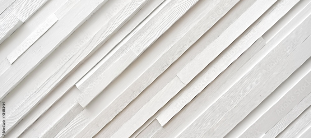 Obraz premium white slanted wooden wall background 2