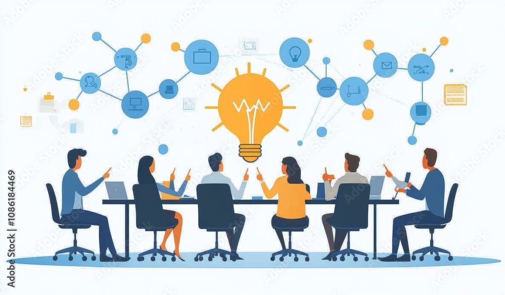 business brainstorming team meeting for innovation idea development group discussion collaboration productivity planning business brainstorming team meeting for innovation idea development group discussion collaboration productivity planning