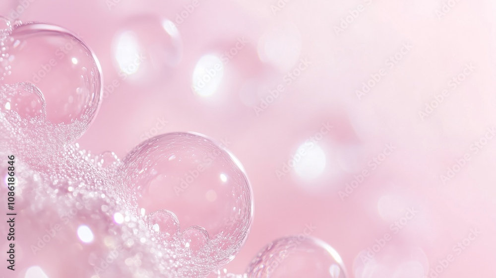 Weightless oil orbs infused with collagen, harmonizing with a tranquil pastel setting for a premium skincare concept. Weightless oil orbs infused with collagen, harmonizing with a tranquil pastel setting for a premium skincare concept.