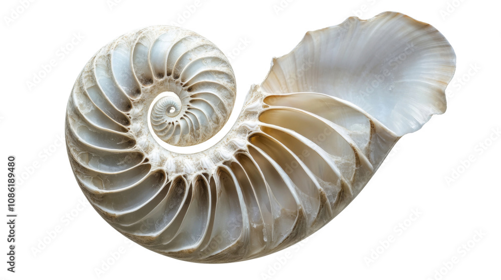 Obraz premium Sea shell transparent background