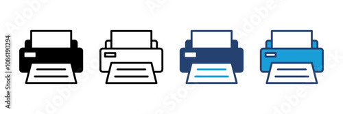Print icon vector. printer icon vector.