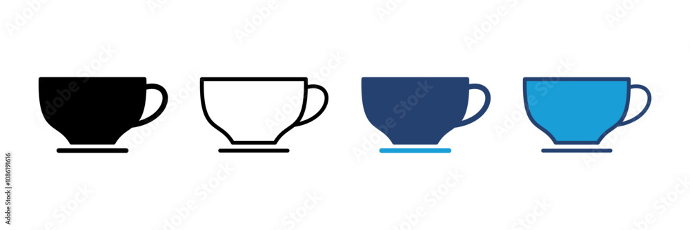 coffee cup icon vector. cup a coffee icon vector. coffee cup icon vector. cup a coffee icon vector.