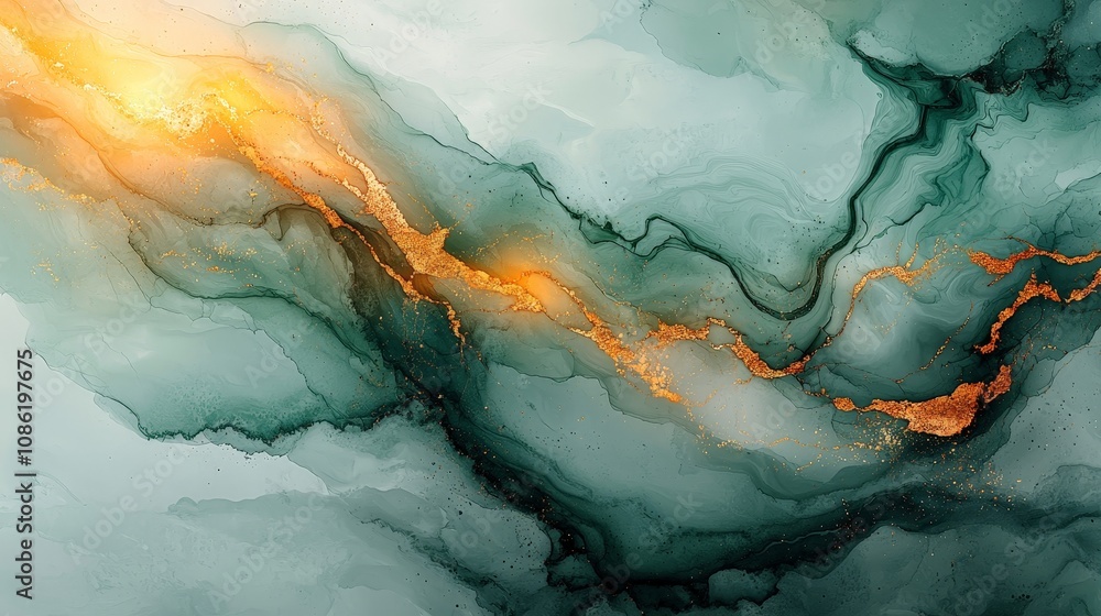 Abstract fluid art with swirling teal and orange hues, evoking a sense of movement and depth. Abstract fluid art with swirling teal and orange hues, evoking a sense of movement and depth.